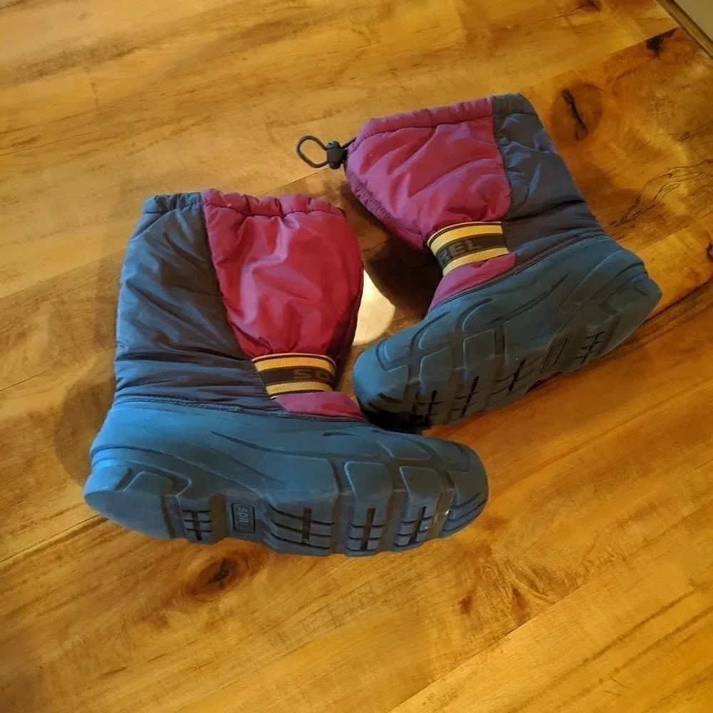 Sorel winter boots NY1799-228 maroon size 7